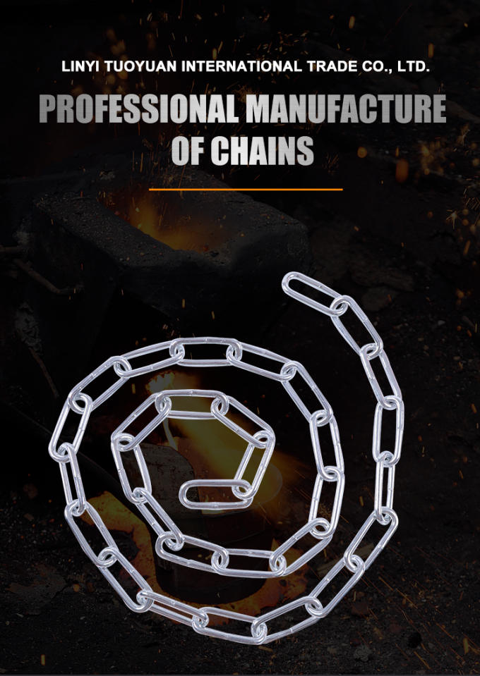 7mm Gorąco sprzedawany łańcuch do sprzętu sportowego, żelazny, ocynkowany 0