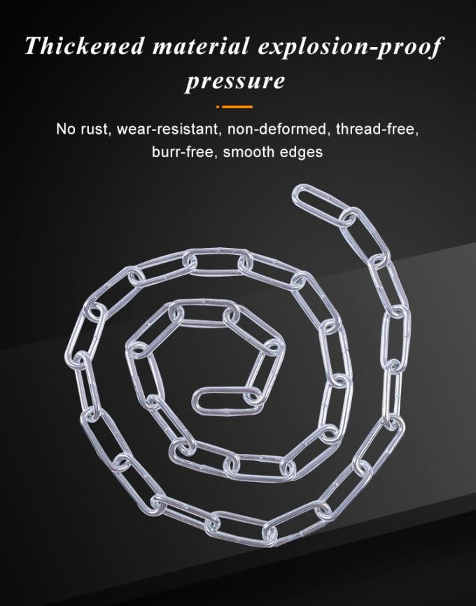 7mm Gorąco sprzedawany łańcuch do sprzętu sportowego, żelazny, ocynkowany 4