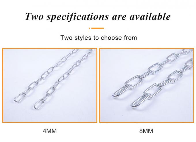 7mm Gorąco sprzedawany łańcuch do sprzętu sportowego, żelazny, ocynkowany 7