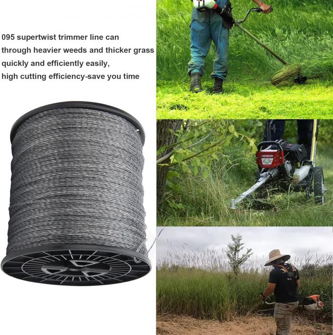 0.080" kwadratowy Nylon String Trimmer Line Weed Wacker Eater Niestandardowa etykieta 4