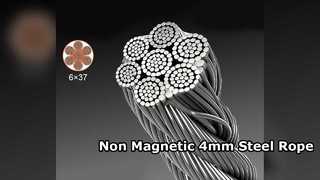 Lina niemagnetyczna ze stali nierdzewnej 316 o średnicy 4 mm