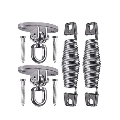 Dobra cena. Swing Hangers and Springs Hanging Kit Heavy-Duty 304 Stainless Steel for Hammocks w Internecie