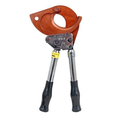 Dobra cena. Dostosowane wsparcie 75mm Ratchet Aluminium Cable Cutter z nieokreśloną powierzchnią szczęki w Internecie