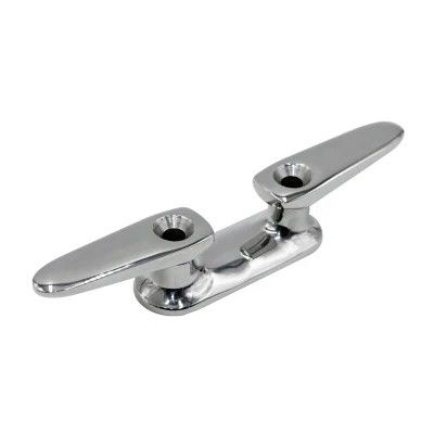 Dobra cena. Marine Hardware Fittings Low Silhouette Cleat in Mirror Polished 316 Stainless Steel w Internecie