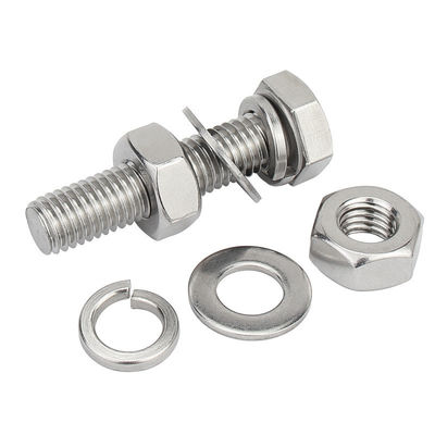 Dobra cena. Kompletny zestaw śrub z łbem sześciokątnym i nakrętką do mocowania 316 M6 70mm, aluminium, klasa 8.8 w Internecie