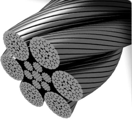 Dobra cena. Bending Galvanized Steel Cables 6xK36WS IWRC 32mm for Heavy-Duty Lifting Applications w Internecie