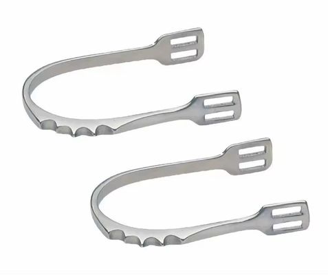 Dobra cena. Polished Finish Stainless Steel Western Horse Riding Spurs for Western Comb Harness w Internecie