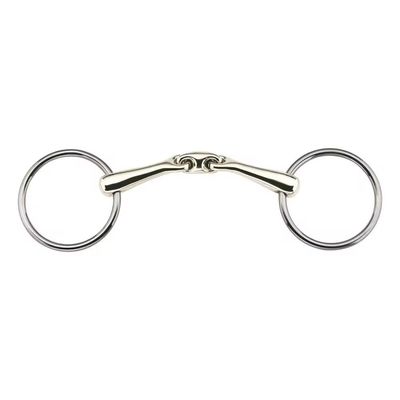 Dobra cena. Polished Stainless Steel Loose Ring Horse Mouth Bits for Competitive Riding w Internecie
