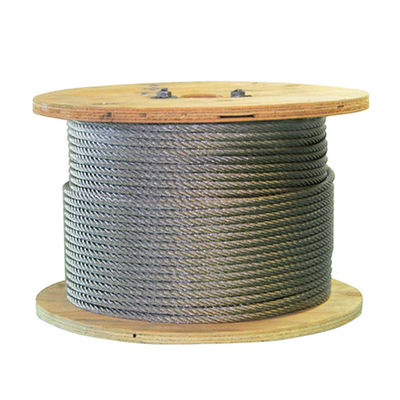 Dobra cena. 7X19 9mm Galwanizowany kabel liniowy z stali nierdzewnej do linii odzieżowej i certyfikowany ISO w Internecie