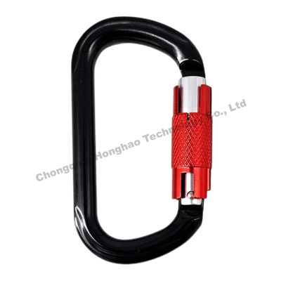 Dobra cena. 25KN O Shape Auto Lock Carabiner niezbędny sprzęt dla miłośników wspinaczki na zewnątrz w Internecie