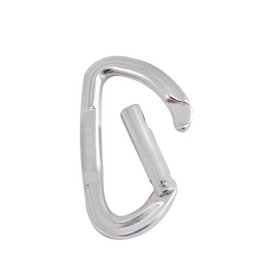 Dobra cena. Heavy Duty 22KN D Shape Climbing Carabiner with Straight Gate and Aluminium Alloy w Internecie