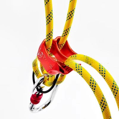 Dobra cena. Galvanized High Rise Descender for Rapid Descent Climbing Gear and ATC Protection Device w Internecie