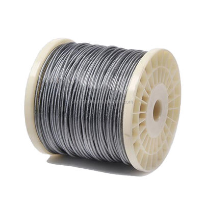 Dobra cena. Non-Alloy 2mm 6x7 Transparent PVC Coating Galvanized Steel Wire Rope for Long-Lasting Performance w Internecie