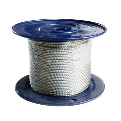 Dobra cena. 8mm Zgalwanizowana linia stalowa do podnoszenia windy 6x19 FC Linia stalowa Liny kablowe Usługa przetwarzania nieloju Inne 8mm w Internecie