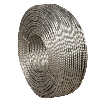 Dobra cena. 6x19 FC 10MM Niezamalowana linia stalowa, usługa przetwarzania kabli stalowych do cięcia wyciągu ze stali nierdzewnej w Internecie