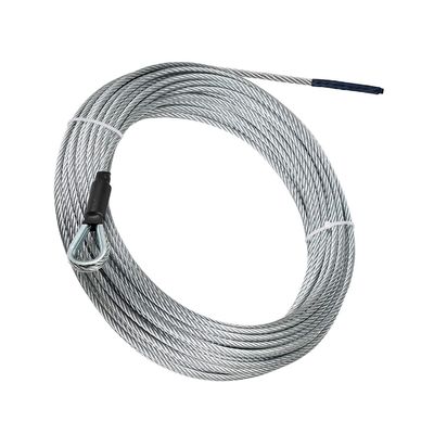 Dobra cena. Węzeł stalowy galwanizowany 1/16 Kabel lotniczy galwanizowany 100FT Tolerancja Inne w Internecie