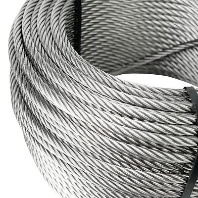 Dobra cena. Niespowlekana lina stalowa 250FT do balustrad 7x7 7x19 1/8