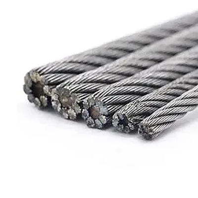 Dobra cena. Stalowa lina nierdzewna ze stali niestopowej 1,8 mm 2 mm 3 mm 6X7 FC 6X24 7FC 6X19 FC 8X19s do projektów budowlanych i konstrukcyjnych w Internecie