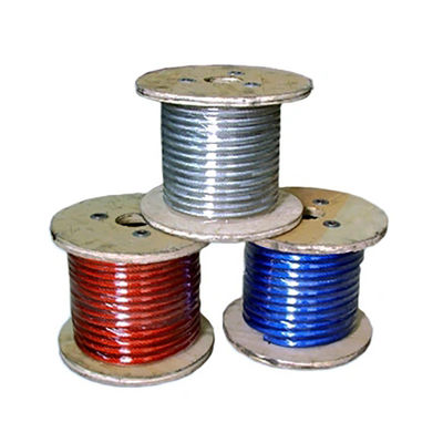Dobra cena. Wiązka z stali nierdzewnej powlekanej z PVC/PP/PE/PA 6X7 FC/6X7 IWS 1/32' 3/64' 1/16' 3/32' 1/8' 5/32' 3/16' 1/4' 5/16 w Internecie