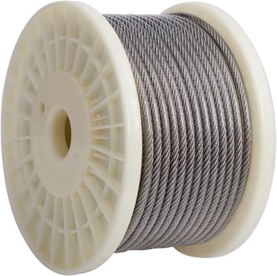 Dobra cena. Polerowana linka stalowa 7X7 7*19 SS SUS 304 SUS I316 8mm Inox Linka ze stali nierdzewnej Liny stalowe Standard amerykański w Internecie