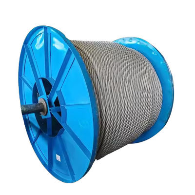 Dobra cena. Wiązka drutowa bez obrotu z wieloma warstwami 4mm-70mm Custom Galvanized Carbon Steel Wire Rope Grade Carbon Steel GB Standard w Internecie