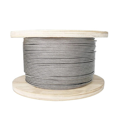Dobra cena. 150ft Standardowy AiSi 7x7 Kabel stalowy SS 7*7 Liny stalowe z stali nierdzewnej w Internecie