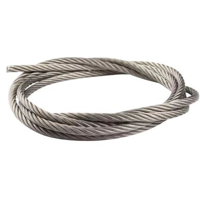 Dobra cena. Kabel ze stali nierdzewnej 304 7x19 Węzły Rdzeń Kable lotnicze Napęd przełomowy 6400 funtów 164 stóp Kabel SS 1/4 