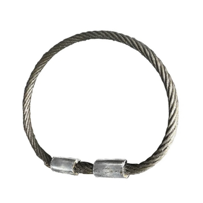 Dobra cena. Galvanized Steel Wire Rope Lifting Sling Hand Rigging Slings With Thimble for Crane w Internecie