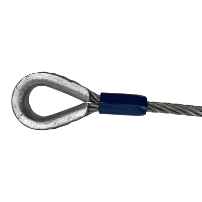 Dobra cena. Factory Price Tower Crane Wire Rope Sling 1770 Galvanized Carbon Steel Iwrc Wire Rope Sling 6*37 Sling w Internecie