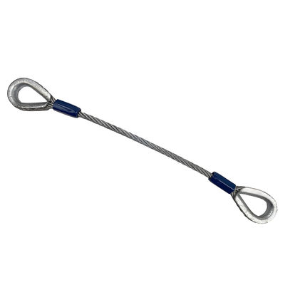 Dobra cena. Galwanizowany stalowy wciągnik linowy z pętlami na końcach w Internecie