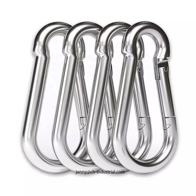 Dobra cena. 400lbs Load Capacity Keychain Carabiner Clip Stainless Steel AISI304/316 Finish ZINC w Internecie