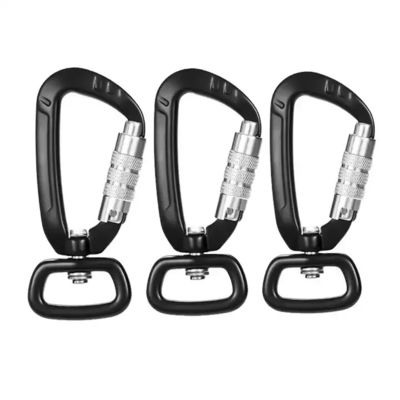 Dobra cena. Polished Finish Heavy Industry 4KN Spring Carabiner Hook for Dog Leash Hiking Camping w Internecie