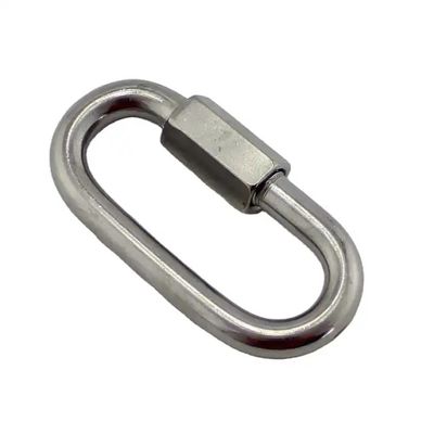 Dobra cena. 304/316 Stainless Steel Quick Link Carabiner Hooks Polished Finish for Connecting w Internecie