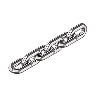 Dobra cena. Silver Stainless Steel Chain DIN766 Link Chain for Lifting Hardware Standard DIN766 w Internecie