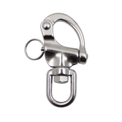 Dobra cena. Marine Grade Stainless Steel Swivel Snap Shackle with Polished Surface and Durability w Internecie