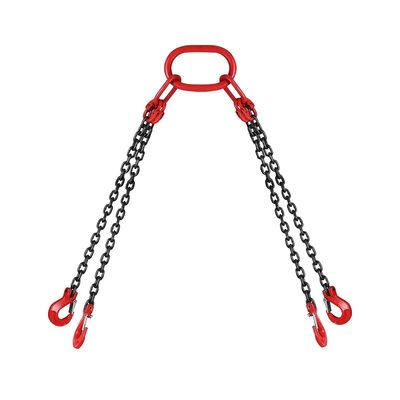 Dobra cena. 2t ograniczenie obciążenia roboczego G80 G100 Czarne wykończenie Łańcuch podnoszący Sling Łańcuch haczykowy do wiązania w Internecie