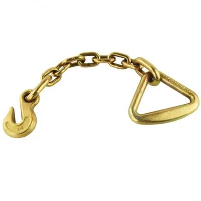 Dobra cena. 2t Working Load Limit Ratchet Load Binder with Standard G70 Chain Triangle Ring and Hook w Internecie