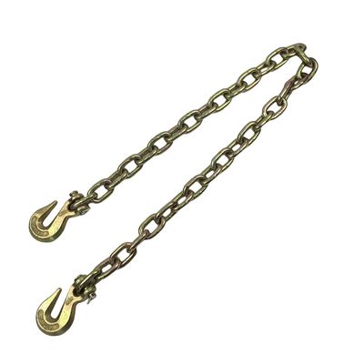 Dobra cena. Galvanized G70 Binder Steel Link Chain Forged Clevis Grab Hooks 20Mn2 Metal Link Chain w Internecie
