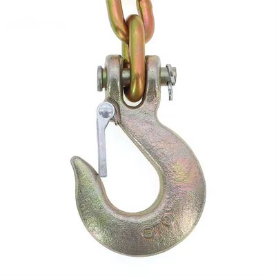 Dobra cena. 3/8 G70 Łańcuch ciągnący płaskoładowy przyczepa ciężarówki Łańcuch wiążący z spawanym końcem łańcucha transportowego w Internecie