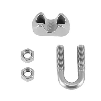 Dobra cena. Stainless Steel Drop Forged Wire Rope Clips Boat Polish Finish Italian Type w Internecie