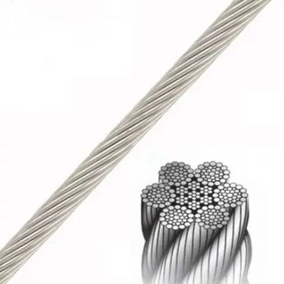 7x7 6x19 FC IWRC 6x36 19x7 Kabel stalowy z galwanizowanej stali o wysokiej zawartości węgla do żurawi wieżowych