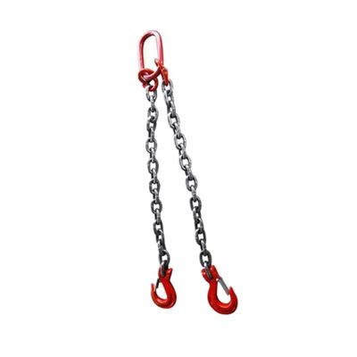 Dobra cena. 8mm Black Finish G80 Alloy Steel Chain Sling with Two Legs for Lifting EN818-2 Durable w Internecie