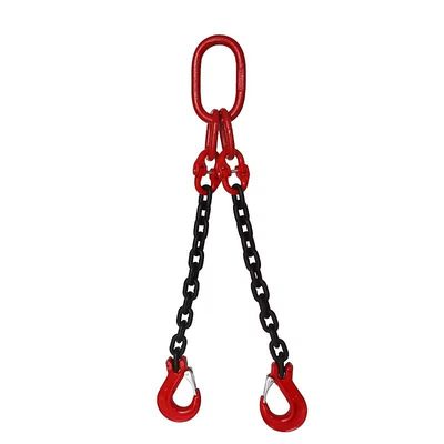Dobra cena. Blacken Finished G80 2 Two Legs Crane Lifting Chain for Cargo Handling Solutions w Internecie