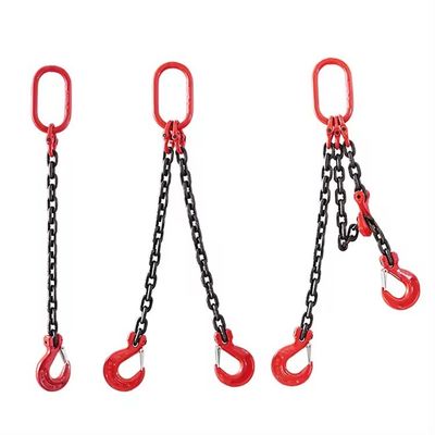 Dobra cena. Blacken Finished G80 Four Legs Safety Lifting Chain Sling for Load Lifting Capacity w Internecie