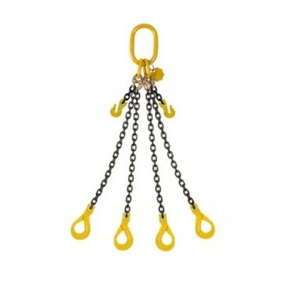 Dobra cena. 2t Working Loadlimit Black Finish G80 Double Leg Lifting Sling Chain for Construction w Internecie