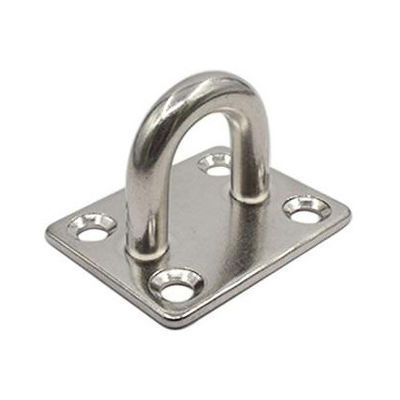 Dobra cena. Rustproof Stainless Steel Square Eye Plate For Door Clasp And Wall Mount Hanging w Internecie