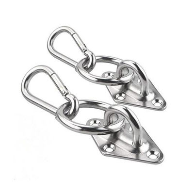 Dobra cena. 304 Stainless Steel Pad Eye Plate With Round Ring Heavy Duty Marine Deck Fittings w Internecie