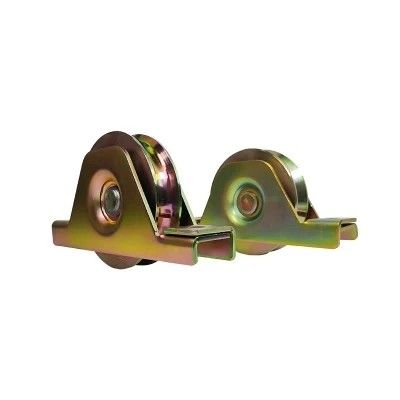 Dobra cena. Steel Sliding Gate Wheels Heavy-Duty Steel Gate Roller with Spring w Internecie