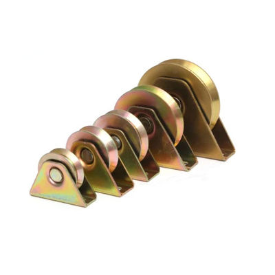Dobra cena. Trapezoidal Triangular Wheel Pulley Roller for Sliding Gate Door w Internecie