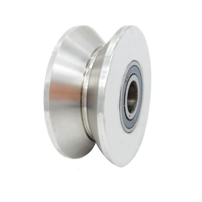 Dobra cena. V-shaped Groove Wheel Stainless Steel Rolling Door Wheel Sliding Door Wheel w Internecie